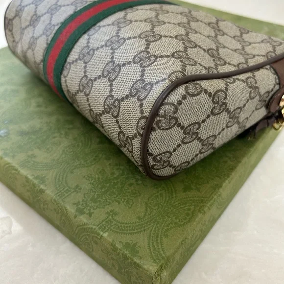 Gucci Beige and Brown Crossbody Bag - Picture 5 of 14